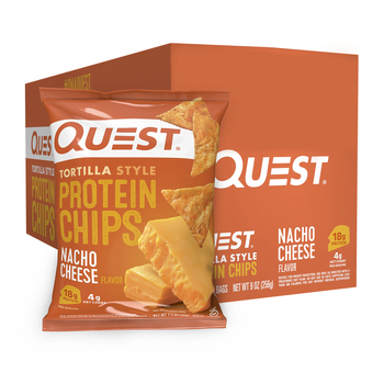 8pc Quest Protein Chips Healthy Nacho Cheese Flavoured