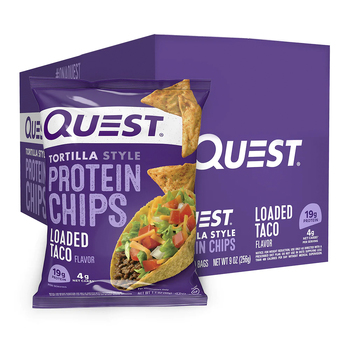 8pc Quest Protein Chips Healthy Loaded Taco Flavoured
