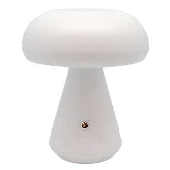 Boyle Rechargeable LED Table Lamp Mushroom-Shaped 16x16x18cm White