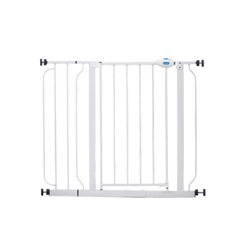 Regalo Extra Wide Children Safety Metal Frame Expandable Gate - White