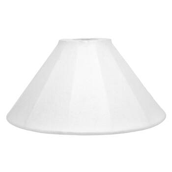 Boyle Silk Cone Shade Only 16x16x7.5cm Metal with White Silk Cover