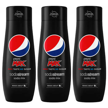 3PK 440ml Pepsi Max Flavour Soda Mix