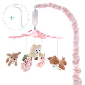 The Peanutshell Baby/Infant Musical Crib Mobile - Little Forest Girl 0y+