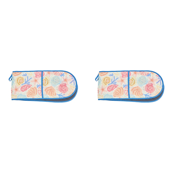 2PK Annabel Trends Linen Single Oven Mitt 82x18cm - Shelly Beach