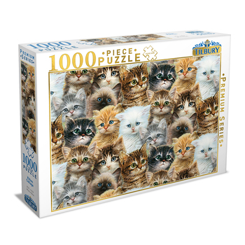 1000pc Tilbury Puzzle - Kittens Collage