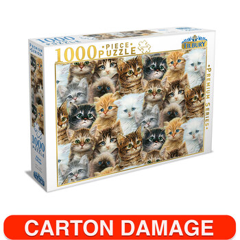 1000pc Tilbury Puzzle - Kittens Collage