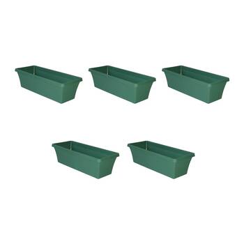 5PK Homeleisure Planterra Box Flower/Plant Planter 45cm Green Garden 