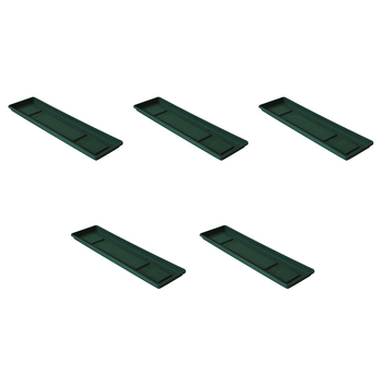 5PK Homeleisure Planterra Box Flower/Plant Tray 60cm Green Garden 