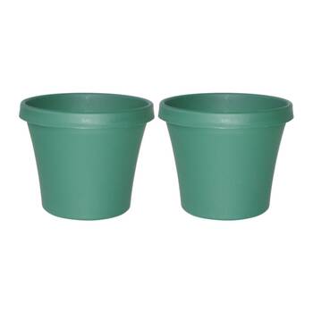 2PK Homeleisure Planterra Pot 500mm Green Outdoor Garden 