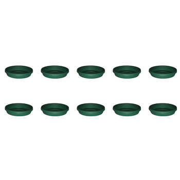 10PK Homeleisure Planterra Saucer 250mm Green Garden 