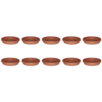 10PK Homeleisure Planterra Saucer 400mm Terracotta Garden 