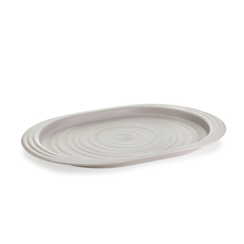 Guzzini Earth Tierra 47.5cm Plastic Tray Large - Taupe