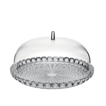 Guzzini Tifanny 30cm Small Cake Serving Set - Grey