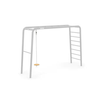 Berg Playbase Wooden Adjustable Disc Swing w/ Rope 31cm - Brown