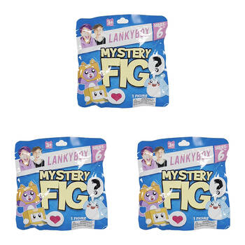 3PK Lankybox Mystery Figures S6 - Assorted Kids/Children 3y+