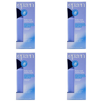 4PK Epzen Body Wash Starter Pack Coconut Cream & Vanilla Bean