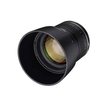 Samyang 85mm F1.4 MK2 Camera Lens For Nikon AE Full Frame Black