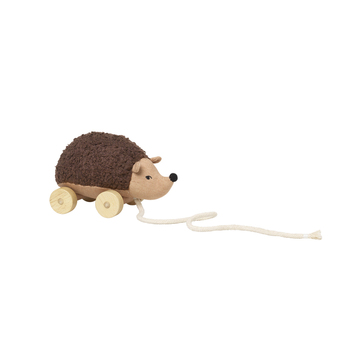 Fabelab 20cm Hannah Hedgehog Kids/Children Wooden Pull-Along Toy 3+