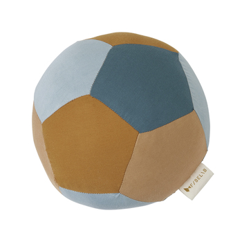 Fabelab Round 15cm Fabric Ball Kids Toy - Blue Mix