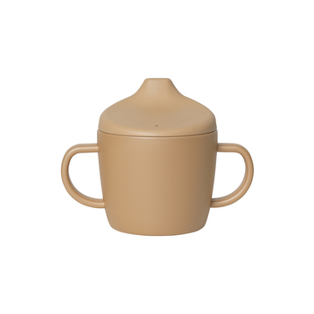 Fabelab PLA 9.6cm Sippy Cup Baby Drink Bottle - Caramel