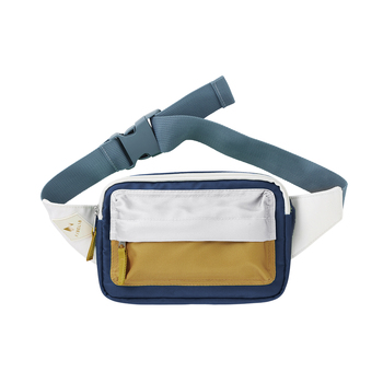 Fabelab A-OK Eco Bum Kids Belt Bag 20x13cm Fanny Pack - Navy Mix