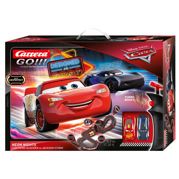 Carrera Go 1:43 Slot Racing System Disney Pixar Cars Neon lights