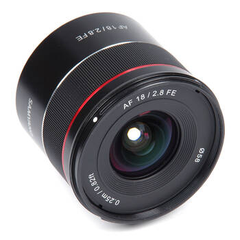 Samyang 18mm F2.8 AutoFocus UMC II Lens For Sony FE Full Frame - Black