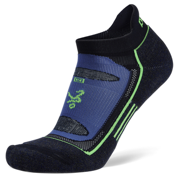 Balega Blister Resist No Show Running Sports Socks XL Black/Blue