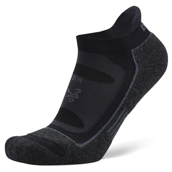 Balega Blister Resist No Show Running Sports Socks Small Black/Grey