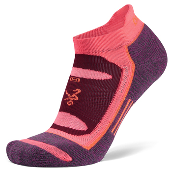 Balega Blister Resist No Show Running Sports Socks Small Pink/Purple