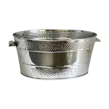 SS Collective Dotted Double Border Drinks/Ice Bucket W/ Handles 46x26x21cm