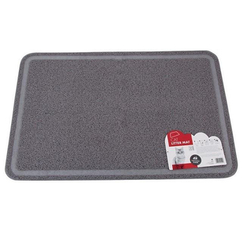 M-Pets Rectangular Cat Litter Mat 60x89cm Grey