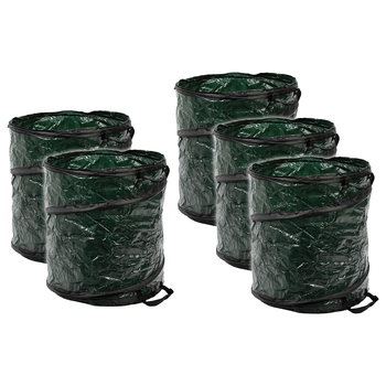 5PK Gardenmaster Heavy Duty Reusable Durable Pop Up Garden Bag 85L