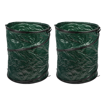 2PK Gardenmaster Heavy Duty Reusable Durable Pop Up Garden Bag 174L