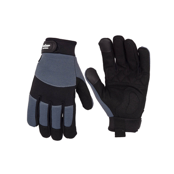 Cyclone Size Large Flexscape Gardening Gloves Synthetic Leather Grey/Black