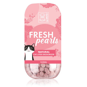 M-Pets Fresh Pearls Natural Cat Litter Deodoriser - Floral 450 ml