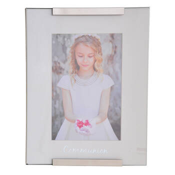 Gibson Gifts Communion Photo Frame 4x6'' Decor - Silver