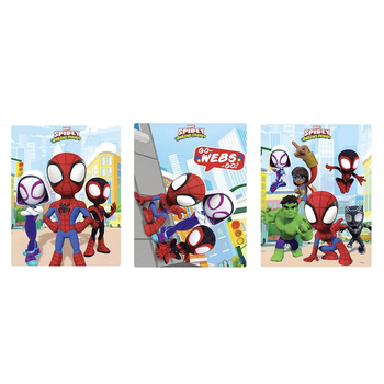 3pk Crown Spidey & His Amazing Friends Frame Tray Puzzles 3yrs+