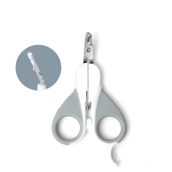 Pakeway Pet Cat Nail Clippers/Trimmer w/ Bent Head - Grey