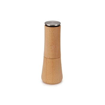 Joseph & Joseph Milltop Wood No-spill Pepper Mill - Beech