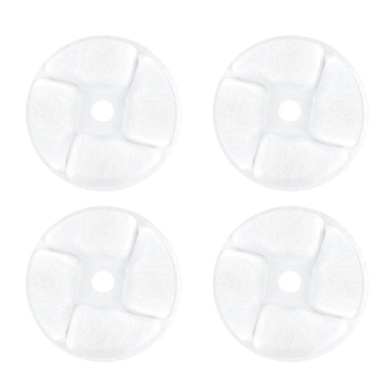 4x Tomcat Replacement Filter For Pet Water Fountain - White