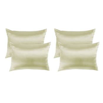 2PK Royal Comfort Mulberry Silk Pillow Case Twin Pack 51x76cm - Ivory