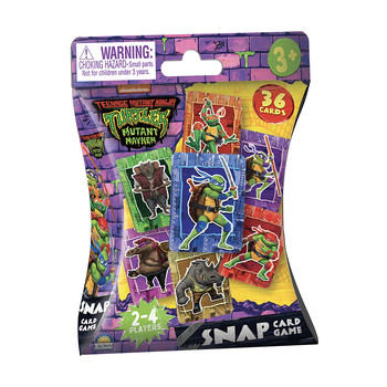 Crown Teenage Mutant Ninja Turtles Snap Card Game 3yrs+