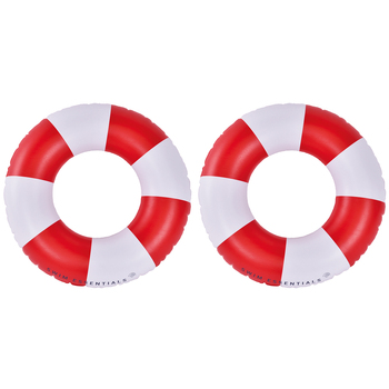 2PK Swim Essentials Kids Inflatable Swim Ring 90cm Life Buoy 3-6y