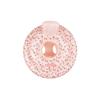 Swim Essentials Baby Inflatable Swimseat Floater Old Pink Leopard 0-1y