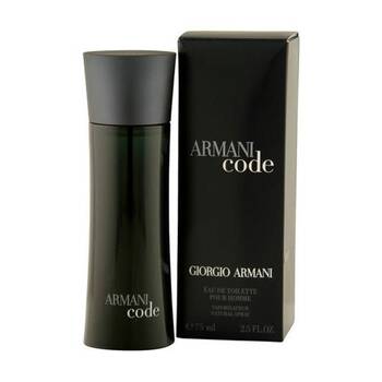 Giorgio Armani Code Pour Homme Mens Fragrance EDT Eau De Toilette Spray 75mL