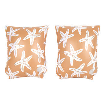 2pc Swim Essentials Kids/Children Inflatable Arm Bands Sea Star Orange 2-6y