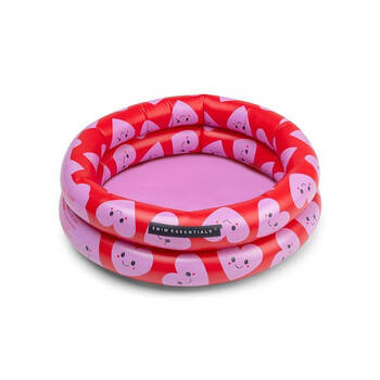 Swim Essentials Baby/Kids Inflatable Swimming Pool 60cm Red Hearts 0+