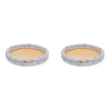 2PK Swim Essentials Children's Inflatable Swimming Pool 100cm Safari White 12m+