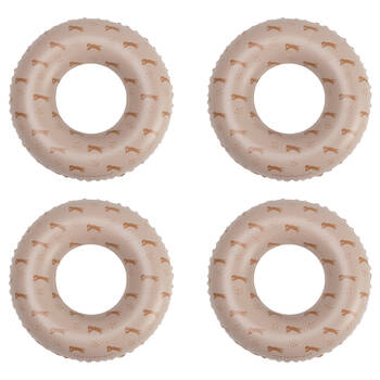 4PK Swim Essentials Kids Inflatable Swimming Ring Pool Floater 55cm Roamer